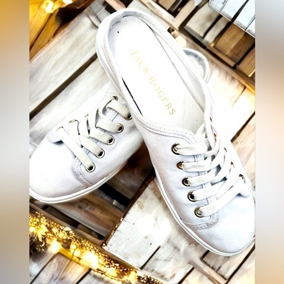 Jack Rogers Shoes - Jack Rogers Ava Canvas Slip-On Mule Sneakers | Women’s | Retail $88